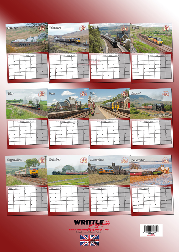Spring Carlisle 2022 Calendar Settle – Carlisle Railway Calendar 2022 | | Heritage Railway Gift Products  |*