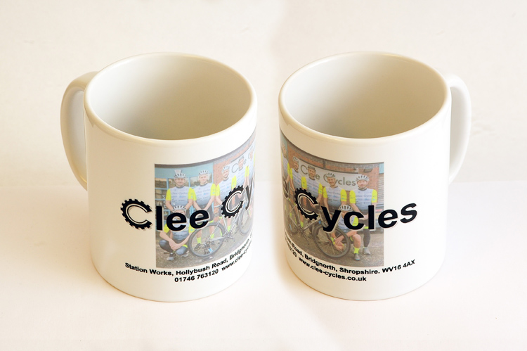 CLEE CYCLES CERAMIC MUG CLEE CYCLES CERAMIC MUG